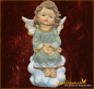 Preview: Engel auf Wolke sitzend (Figur 2) Höhe: 13 cm