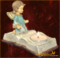 Preview: Engel mit Buch und Teelicht (Figur 2) Höhe: 10 cm