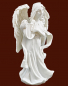 Preview: Kleine Engelfigur mit Leier Höhe: 6,5 cm
