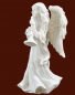 Preview: Kleine Engelfigur mit Posaune Höhe: 6,5 cm