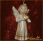 Preview: Engel gold (Figur 4) Höhe: 9 cm