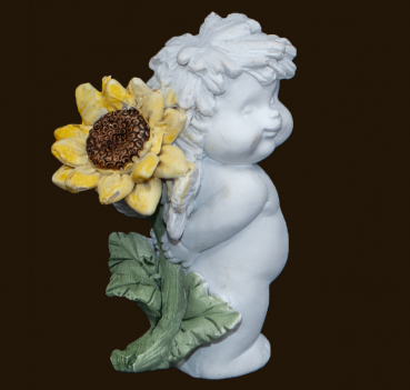 IGOR mit Sonnenblumen (Figur 4) Höhe: 7 cm