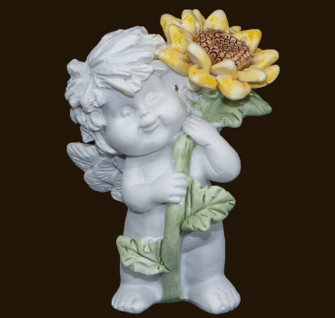 IGOR mit Sonnenblumen (Figur 5) Höhe: 7 cm