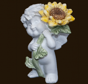IGOR mit Sonnenblumen (Figur 5) Höhe: 7 cm