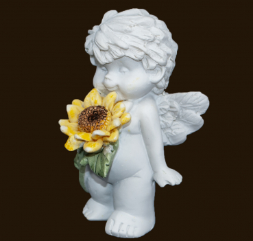 IGOR mit Sonnenblumen (Figur 6) Höhe: 7 cm