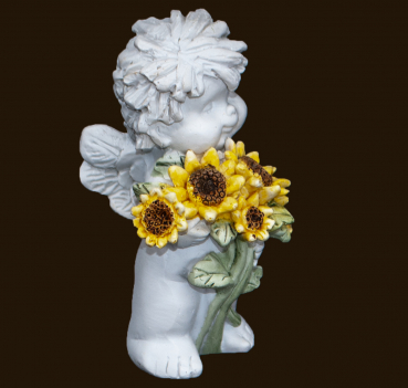IGOR mit Sonnenblumen (Figur 8) Höhe: 7 cm