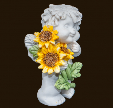 IGOR mit Sonnenblumen (Figur 12) Höhe: 7 cm