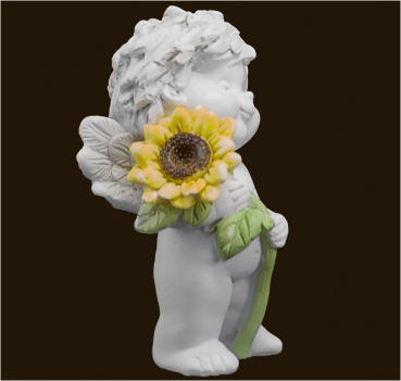 IGOR mit Sonnenblumen (Figur 2) Höhe: 12 cm