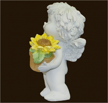 IGOR mit Sonnenblumen (Figur 3) Höhe: 12 cm