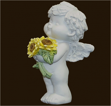IGOR mit Sonnenblumen (Figur 4) Höhe: 12 cm