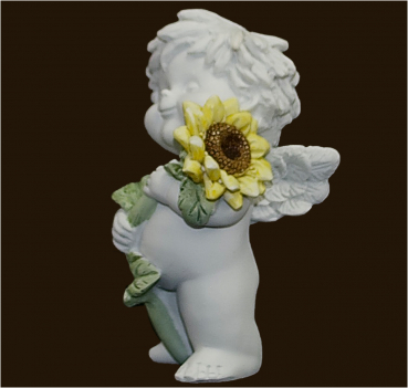 IGOR mit Sonnenblumen (Figur 6) Höhe: 12 cm
