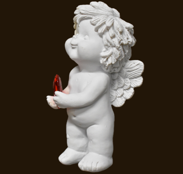 IGOR stehend mit Kristallherz (Figur 4) Höhe: 12 cm