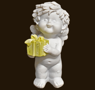 IGOR stehend mit Geschenk Höhe: 12 cm