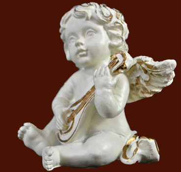 Kleiner Engel mit Mandoline Höhe: 5 cm
