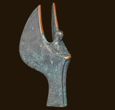 Bronze-Engel Patina Höhe: 14 cm