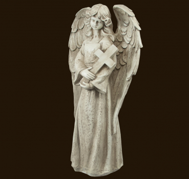 Engel mit Kreuz Höhe: 45 cm