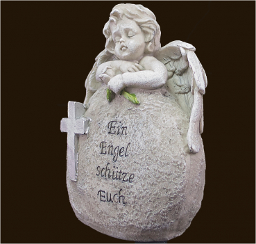 Trauer-Engel «Ein Engel schütze Euch» Höhe: 18 cm