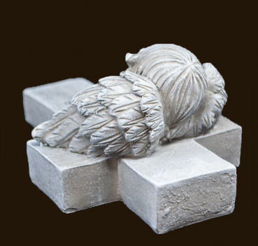 Engel-Grabschmuck «Ich vermisse Dich» Höhe: 7 cm