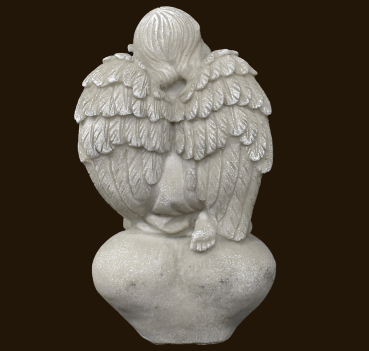 Engel auf Herz «Ich vermisse dich» Höhe 18 cm