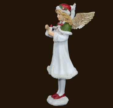 Nostalgie-Engel mit Kerze (Figur 1) Höhe: 14 cm