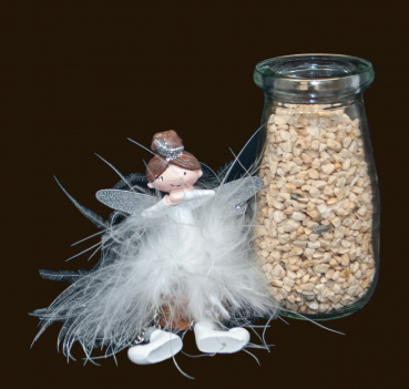 Flaschenkrönchen-Engel (Figur 1) Höhe: 14 cm