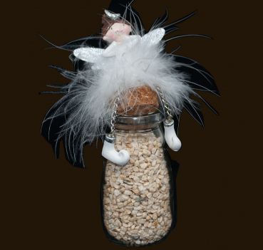 Flaschenkrönchen-Engel (Figur 1) Höhe: 14 cm