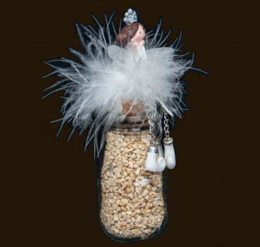 Flaschenkrönchen-Engel (Figur 2) Höhe: 14 cm