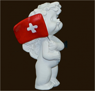 IGOR mit Schweizerfahne (Figur 6) Höhe: 7,5 cm