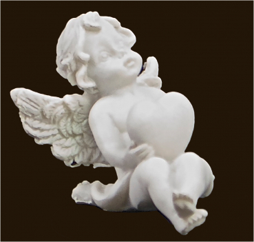 Mini-Herz-Engel (Figur 12) Höhe: 4 cm