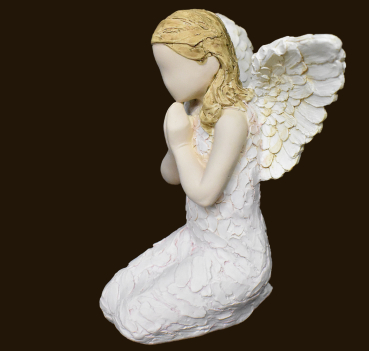 Engel-Skultur betend Höhe: 13 cm