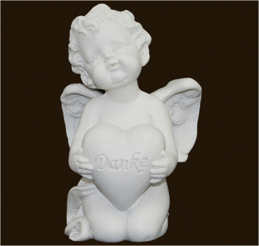 Engel mit Herz «Danke» Höhe: 8 cm