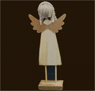 Engel mit Stern Höhe: 21 cm