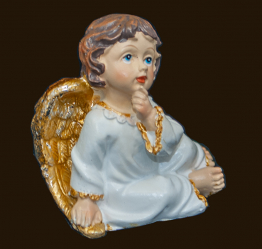Kleiner sitzender Engel (Figur 3) Höhe: 5 cm