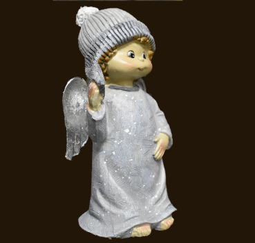 Engel mit Stern (Figur 2) Höhe: 15 cm