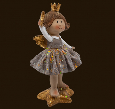 Engel-Prinzessin gold (Figur 3) Höhe: 13 cm