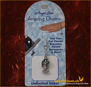 Charms-Anhänger «Mondlicht-Engel» Höhe: 3,5 cm