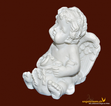 Engelchen mit Geschenk-Säckchen Höhe: 4,5 cm