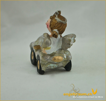 Mini-Engel in Auto mit Herz Höhe: 4 cm