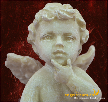 Engelfigur «Der Denker» Höhe: 7 cm
