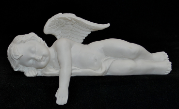 Engel auf Kante liegend (Figur 1) Höhe: 8 cm