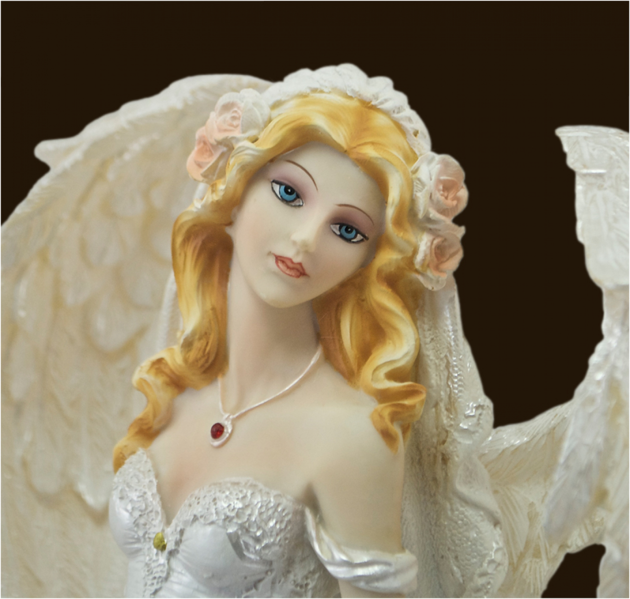 Braut-Engel stehend Höhe: 36 cm