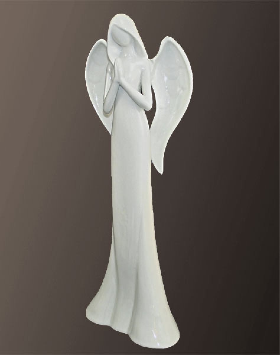 Engelfigur weiss (Figur 3) Höhe: 40 cm