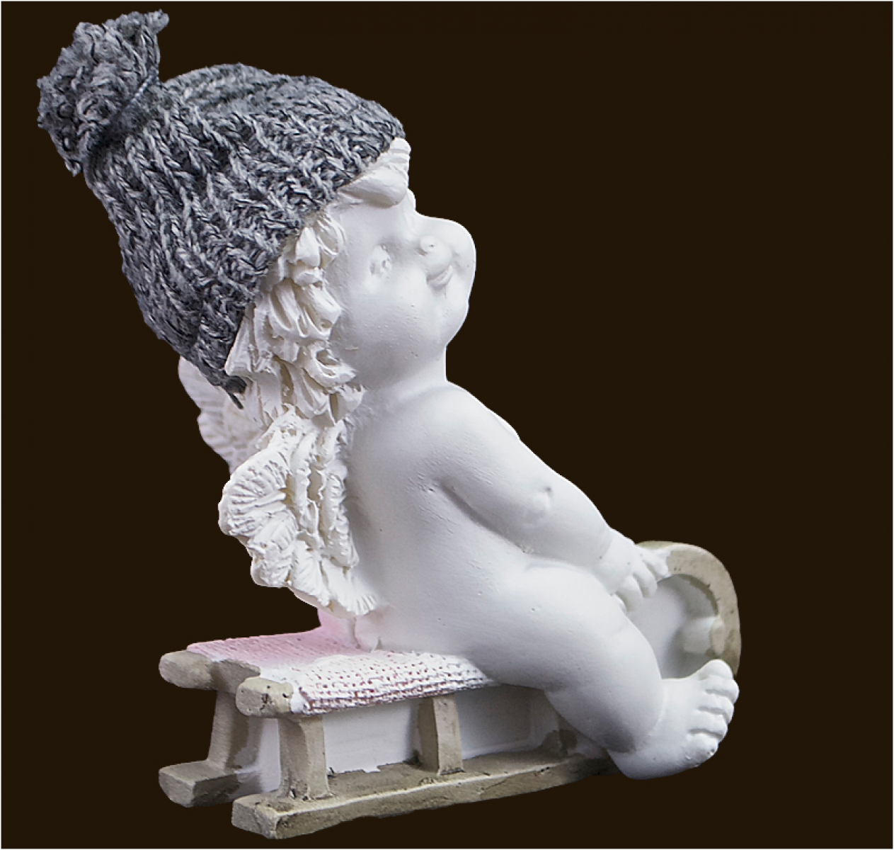 IGOR mit Schlitten (Figur 3) Höhe: 9 cm