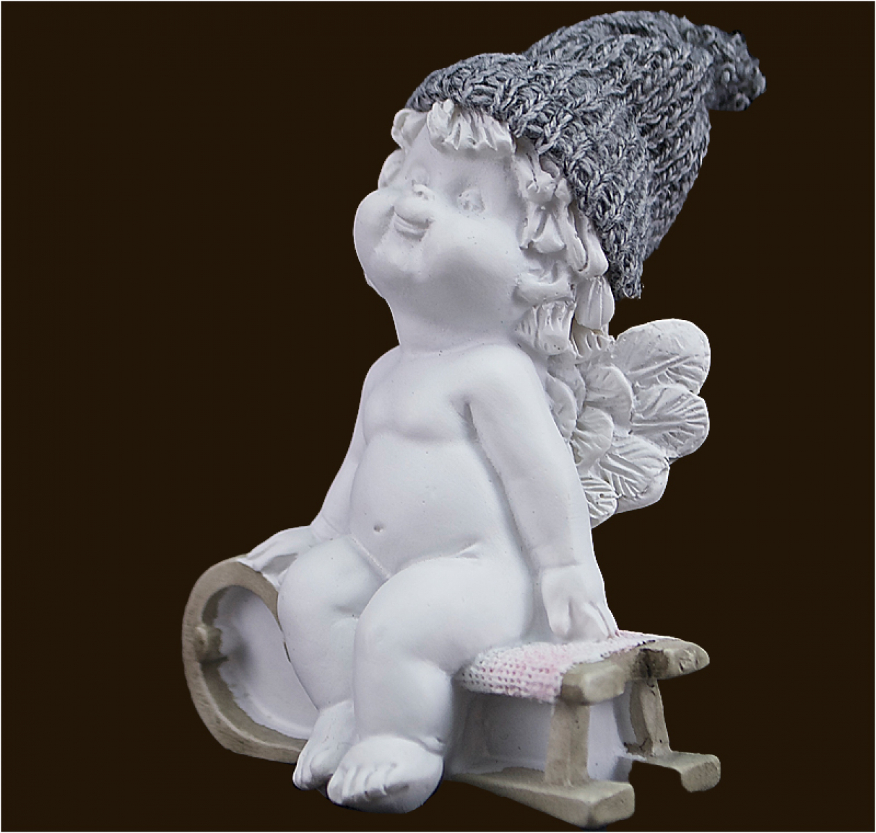 IGOR mit Schlitten (Figur 4) Höhe: 9 cm