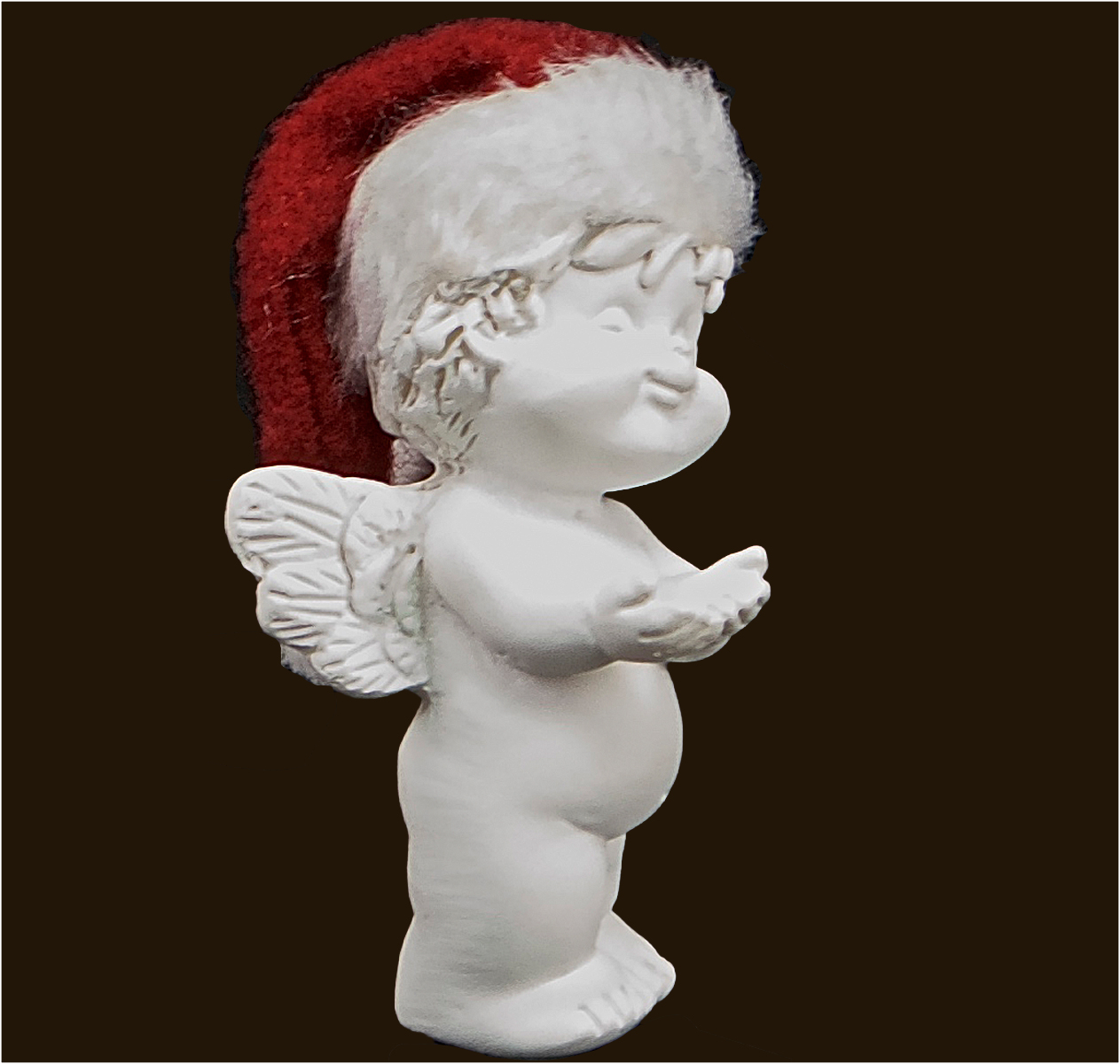 IGOR mit Santa-Mütze (Figur 2) Höhe: 11 cm