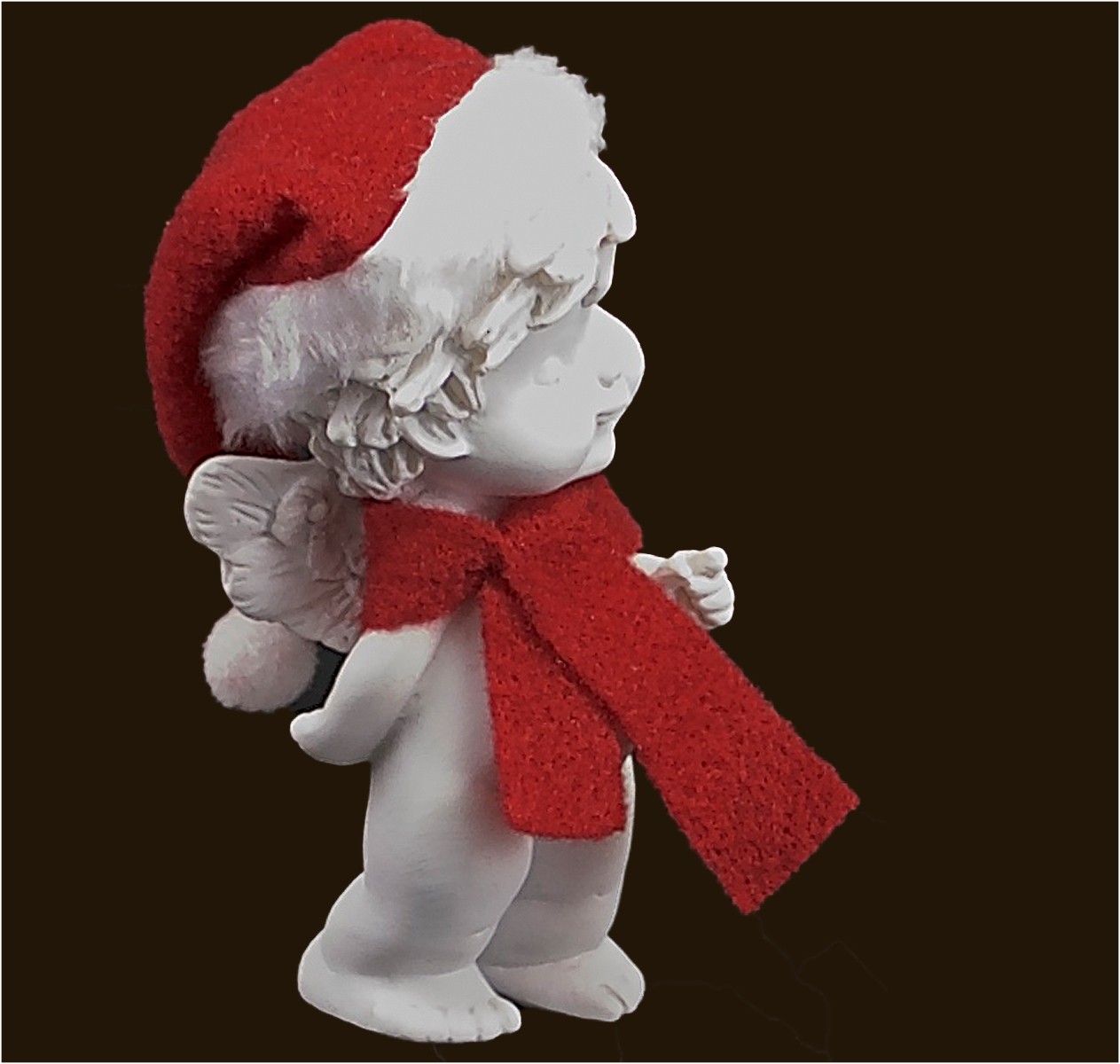 IGOR mit Santa-Mütze (Figur 2) Höhe: 12 cm