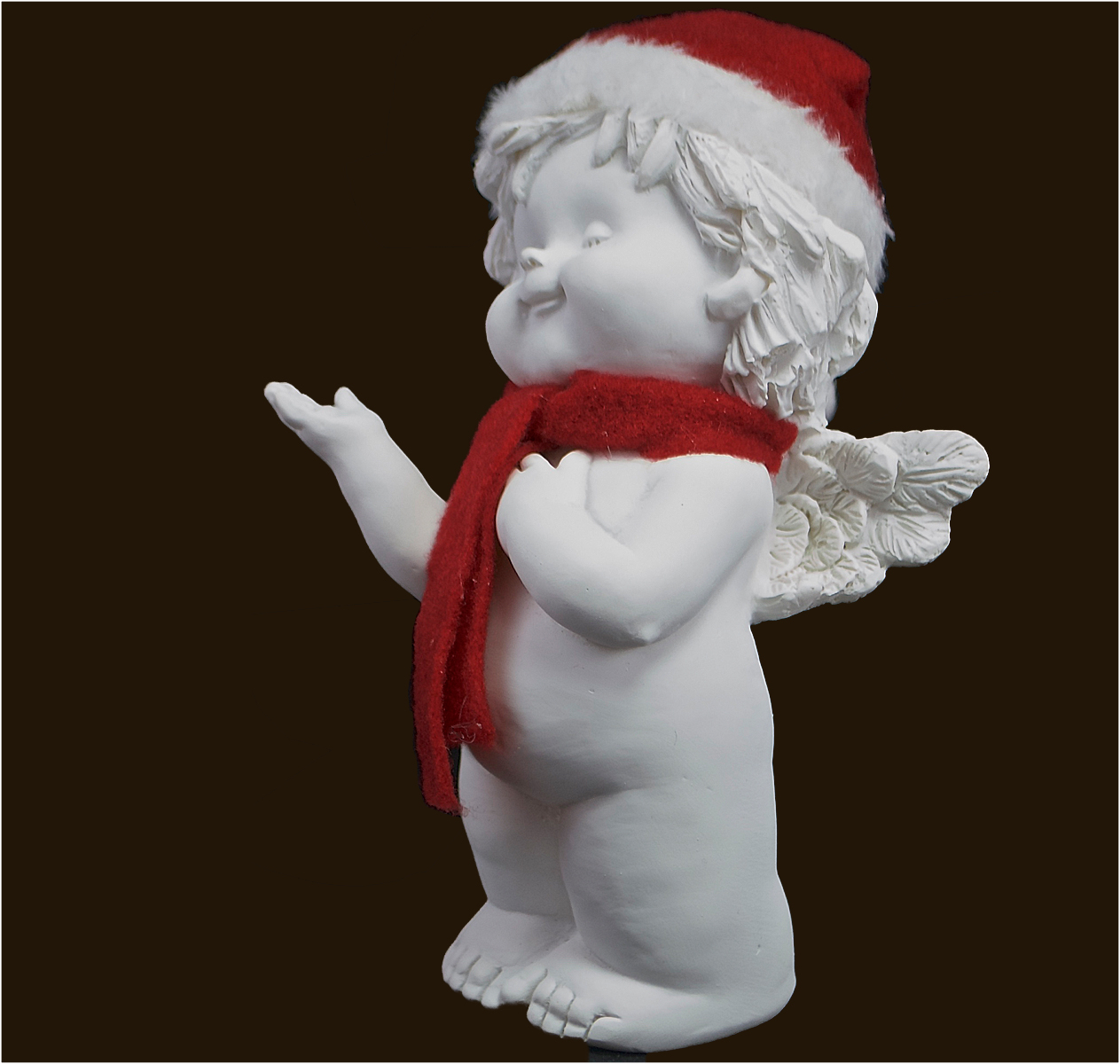IGOR mit Santa-Mütze (Figur 2) Höhe: 18 cm