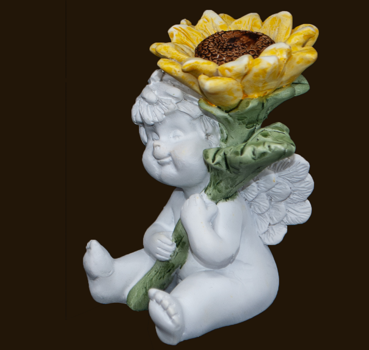 IGOR mit Sonnenblumen (Figur 3) Höhe: 7 cm