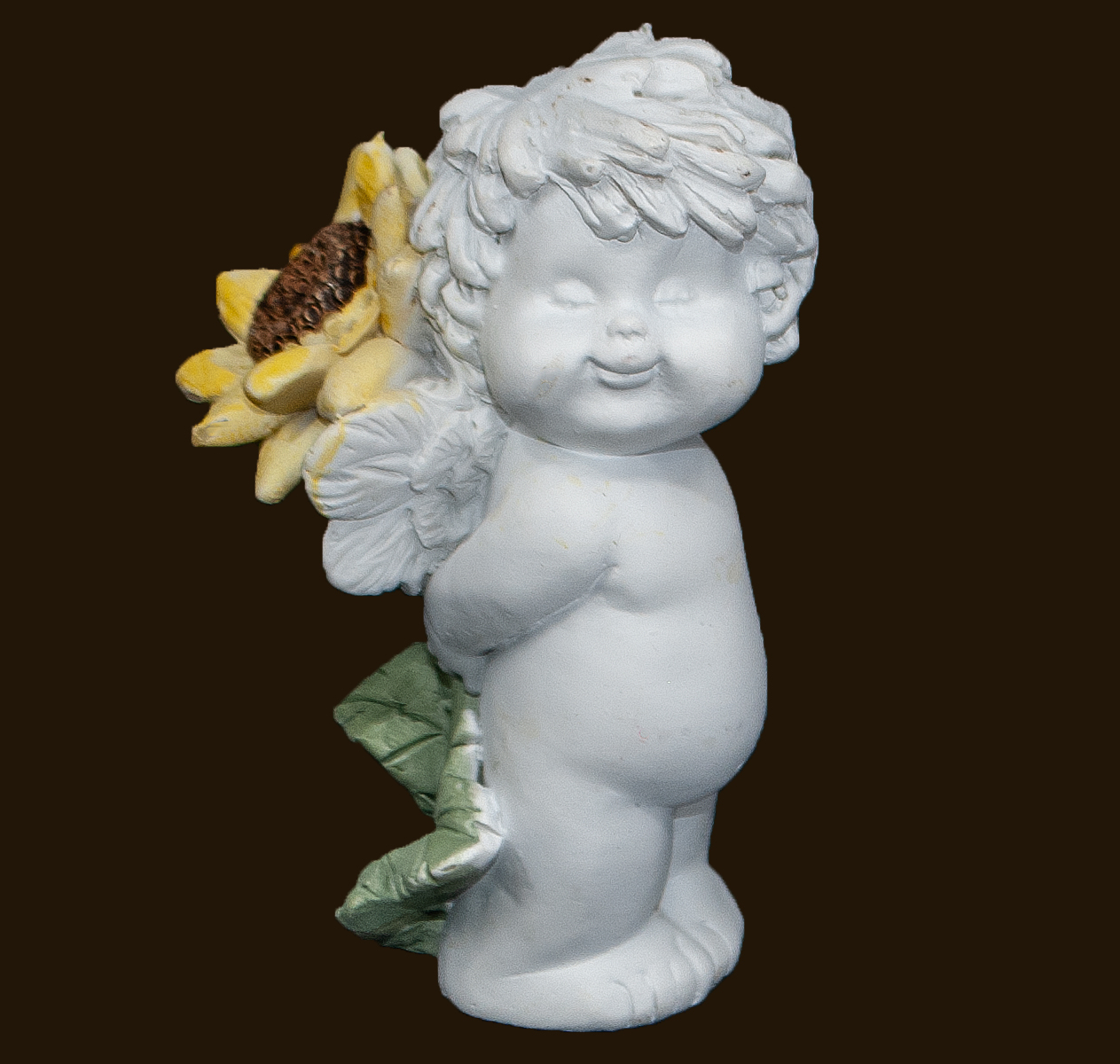 IGOR mit Sonnenblumen (Figur 4) Höhe: 7 cm