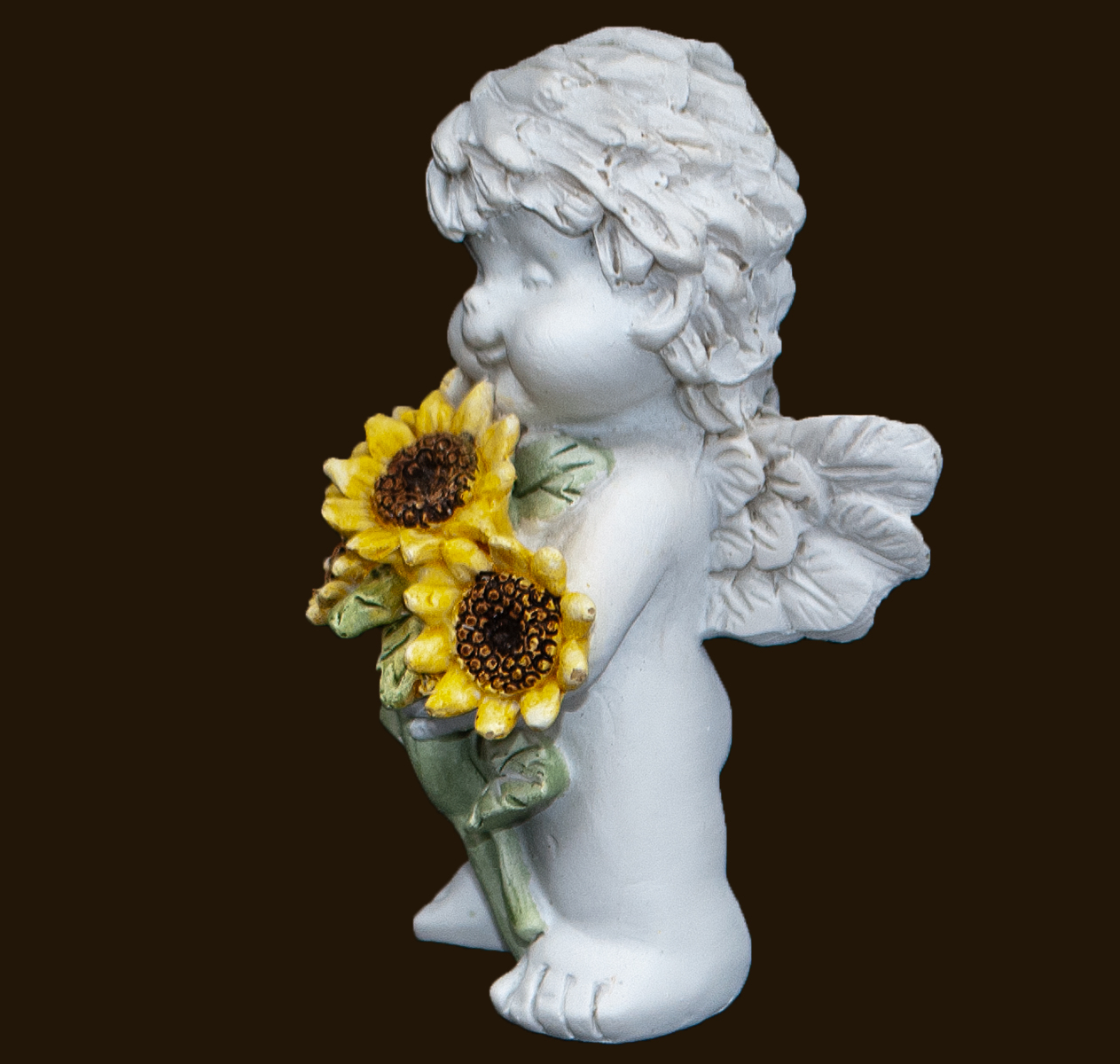 IGOR mit Sonnenblumen (Figur 8) Höhe: 7 cm